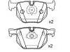 Pastillas de freno Brake Pad Set:34 21 6 761 285