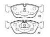 Pastillas de freno Brake Pad Set:271 587