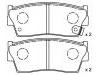 Bremsbelagsatz, Scheibenbremse Brake Pad Set:55200-60810