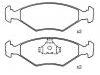 刹车片 Brake Pad Set:5882984