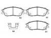 Bremsbelagsatz, Scheibenbremse Brake Pad Set:58101-24A00