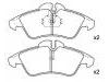 Brake Pad Set:2D0 698 151