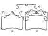 Bremsbelagsatz, Scheibenbremse Brake Pad Set:701 698 151 F