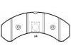 Bremsbelagsatz, Scheibenbremse Brake Pad Set:8 284 000 106