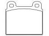 Plaquettes de frein Brake Pad Set:0060 713 601 00