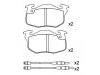 刹车片 Brake Pad Set:95 659 340