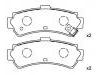 Pastillas de freno Brake Pad Set:44060-0M890