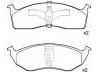 Bremsbelagsatz, Scheibenbremse Brake Pad Set:101 889S