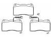 Bremsbelagsatz, Scheibenbremse Brake Pad Set:9 948 030