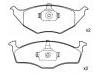 Plaquettes de frein Brake Pad Set:6E0 698 151