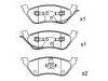 Bremsbelagsatz, Scheibenbremse Brake Pad Set:05019805AA