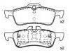 Plaquettes de frein Brake Pad Set:34 21 67 70 252