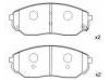 Bremsbelagsatz, Scheibenbremse Brake Pad Set:58101-3ED00