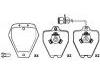 Bremsbelagsatz, Scheibenbremse Brake Pad Set:441 698 151 G