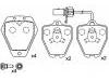 Bremsbelagsatz, Scheibenbremse Brake Pad Set:4B0 698 151 C