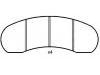 Brake Pad Set:190429