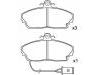 Bremsbelagsatz, Scheibenbremse Brake Pad Set:45022-SG9-000