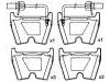 Brake Pad Set:3D0 698 151 A