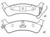 Pastillas de freno Brake Pad Set:4796344