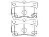 Brake Pad Set:04466-22190