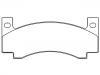 Bremsbelagsatz, Scheibenbremse Brake Pad Set:D22-774