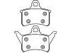 Bremsbelagsatz, Scheibenbremse Brake Pad Set:4383462