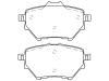 Pastillas de freno Brake Pad Set:1612911480